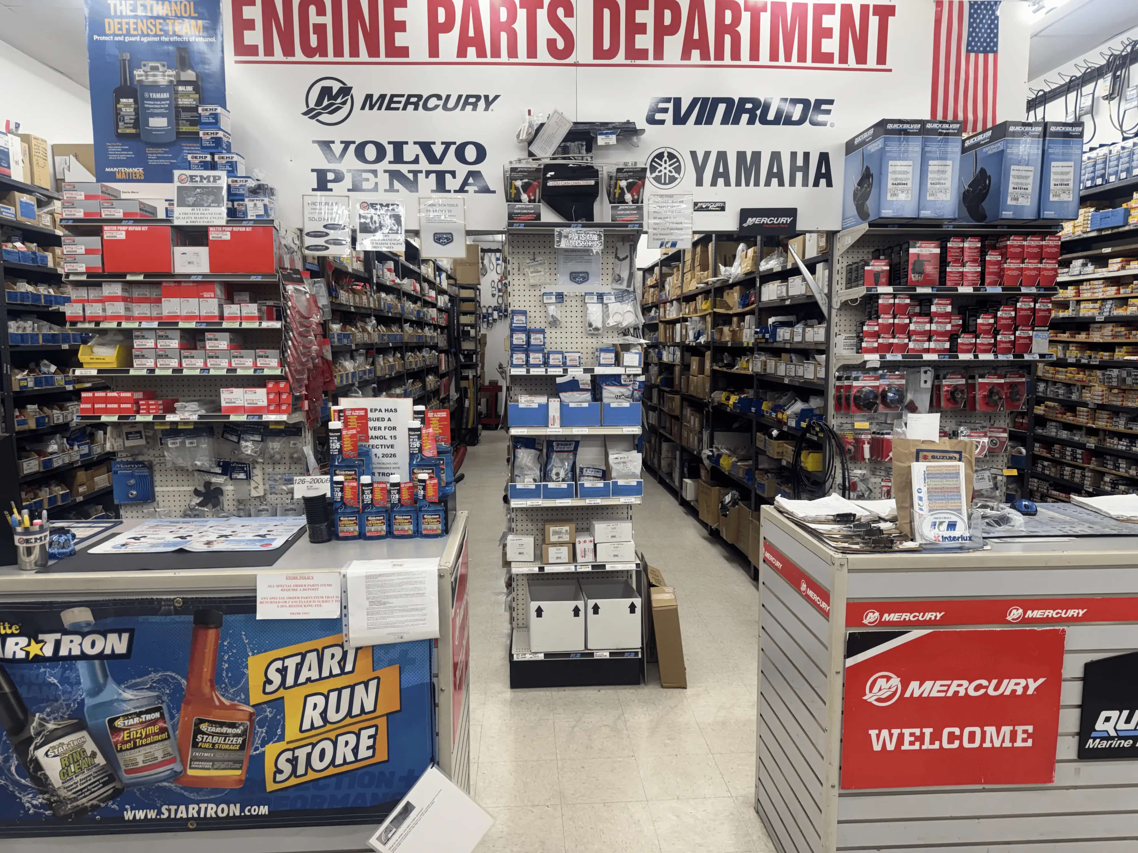 Parts department